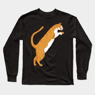 Orange Tabby Cat Long Sleeve T-Shirt